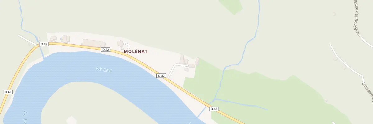 Plan du 5078A Molenat à Saint-Parthem