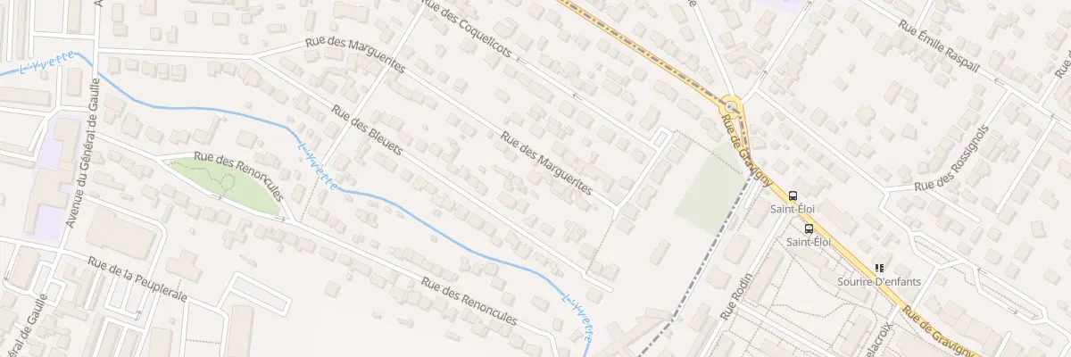 Plan du 46 Rue des Marguerites à Longjumeau