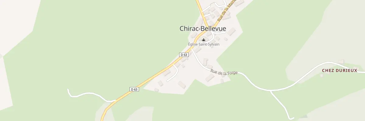 Plan du 5026 Le Bourg à Chirac-Bellevue