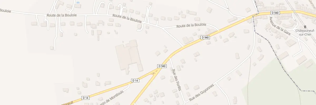 Plan du 30 Rte de Lignières à Venesmes