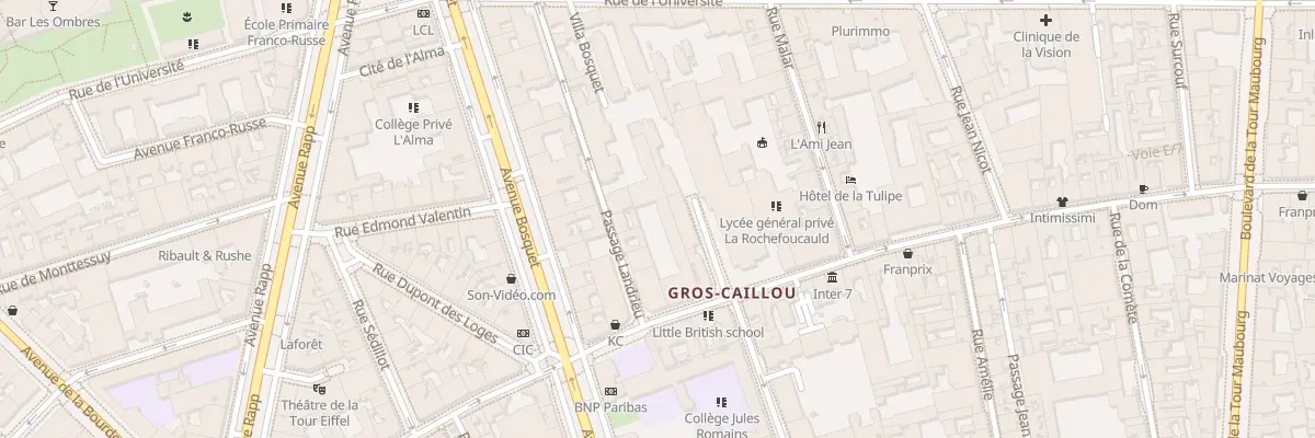 Plan du 96 Rue Saint-Dominique à Paris 7e Arrondissement