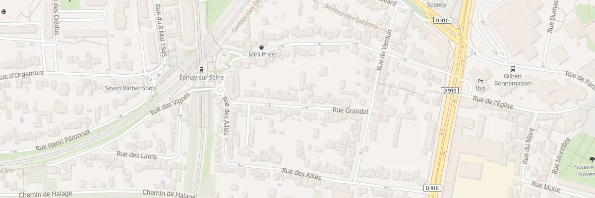 Plan du 18 Rue Grandel à Épinay-sur-Seine