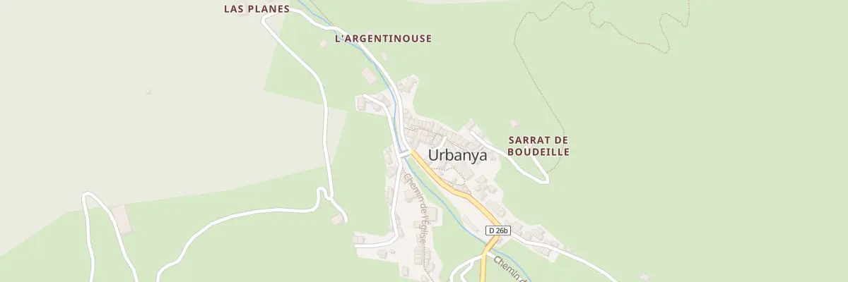 Plan du 70 Le Village à Urbanya