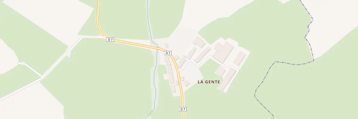 Plan du 1 La Gente à Leyrat