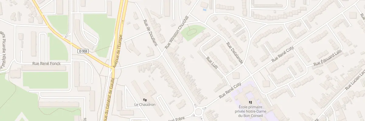 Plan du 178 Rue de Doullens à Amiens