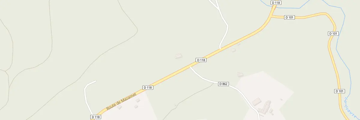 Plan du 22 Rte de Mazamet aux Martys