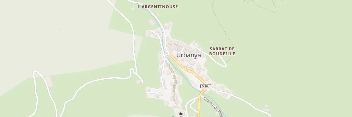 Plan du 98 Le Village à Urbanya
