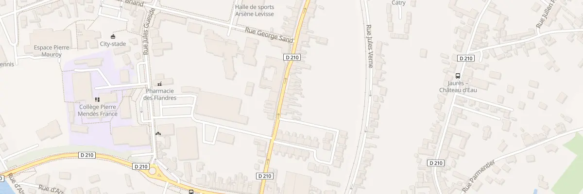 Plan du 62 Rue Paul Vaillant Couturier à Arques