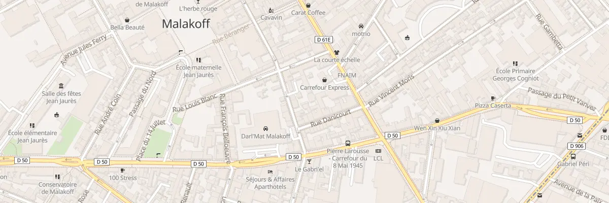 Plan du 25 Rue Salvador Allende à Malakoff