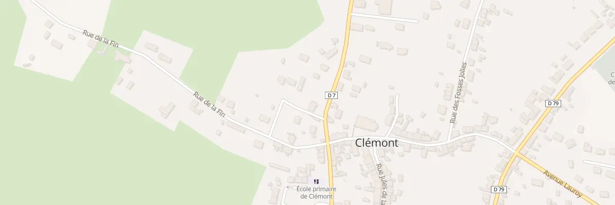 Plan du 17 Rte d’Isdes à Clémont