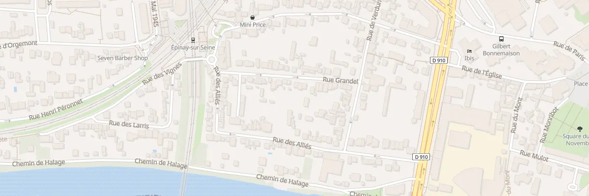 Plan du 23 Rue Grandel à Épinay-sur-Seine