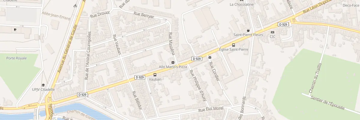 Plan du 93 Chs Saint-Pierre à Amiens
