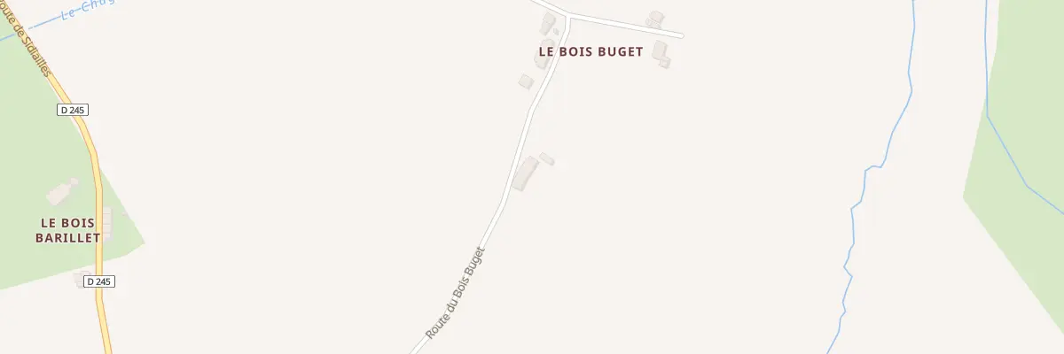 Plan du 5180 Le Bois Buget à Saint-Palais