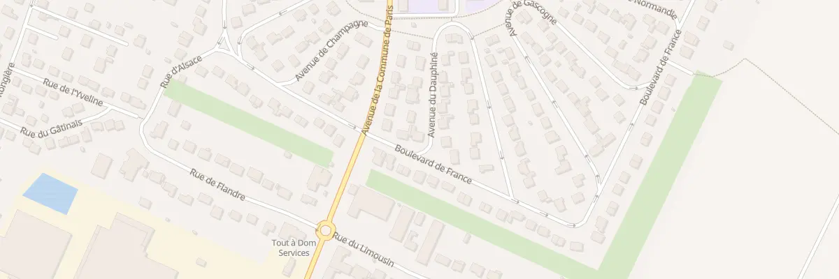 Plan du 45 Bd de France à Brétigny-sur-Orge