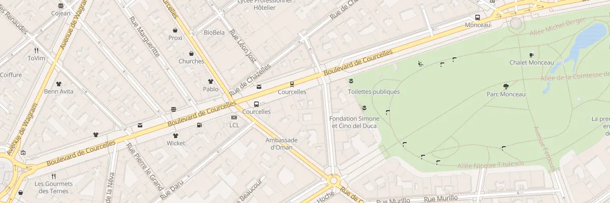 Plan du 47 Bd de Courcelles à Paris 8e Arrondissement