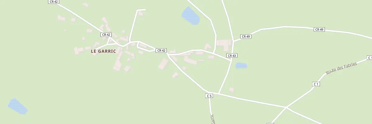 Plan du 5303 Le Garric à Rignac