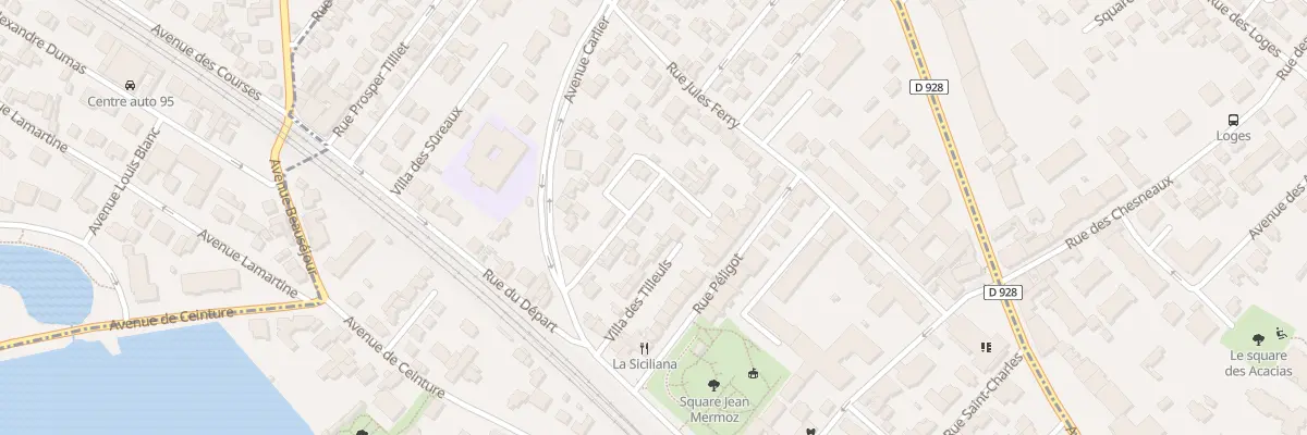 Plan du 8 Vla Messenie à Enghien-les-Bains
