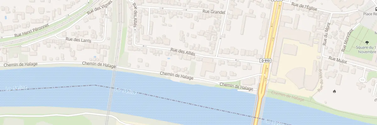 Plan du 19 Rue des Alliés à Épinay-sur-Seine