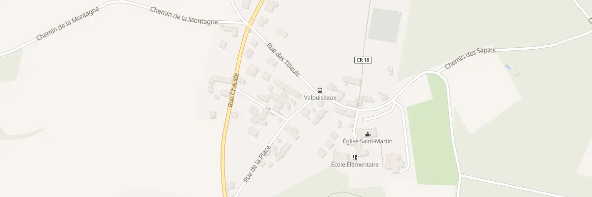 Plan du 9 Rue de la Mairie à Valpuiseaux