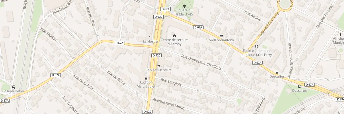 Plan du 4 Rue Dupressoir Chailloux à Antony