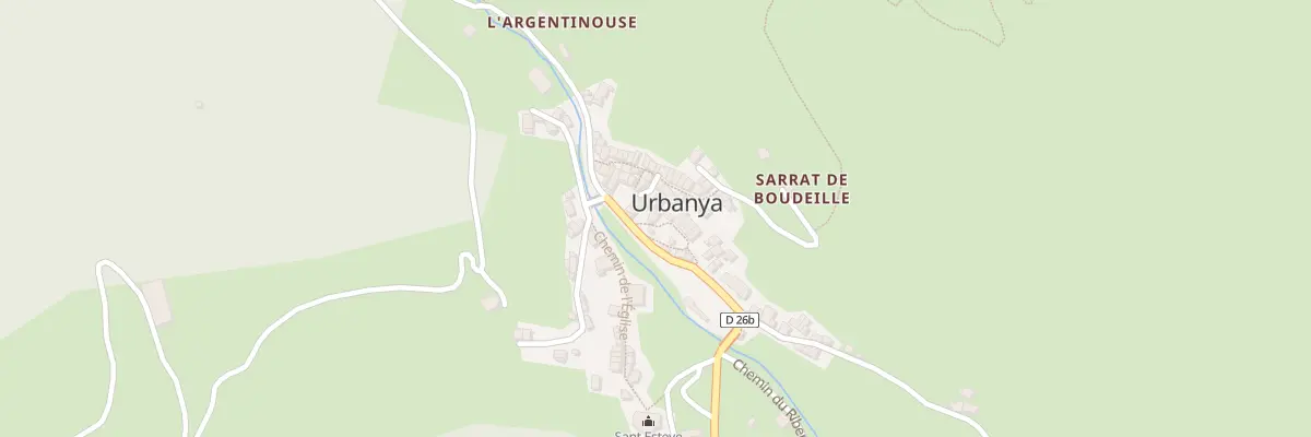 Plan du 59 Le Village à Urbanya