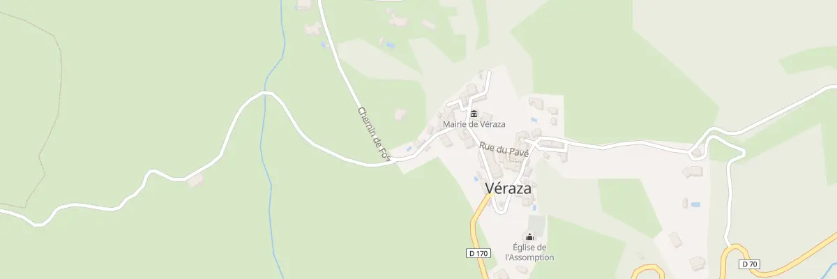 Plan du 6 Le Village à Véraza