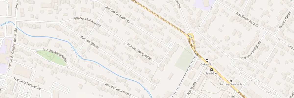 Plan du 43B Rue des Marguerites à Longjumeau