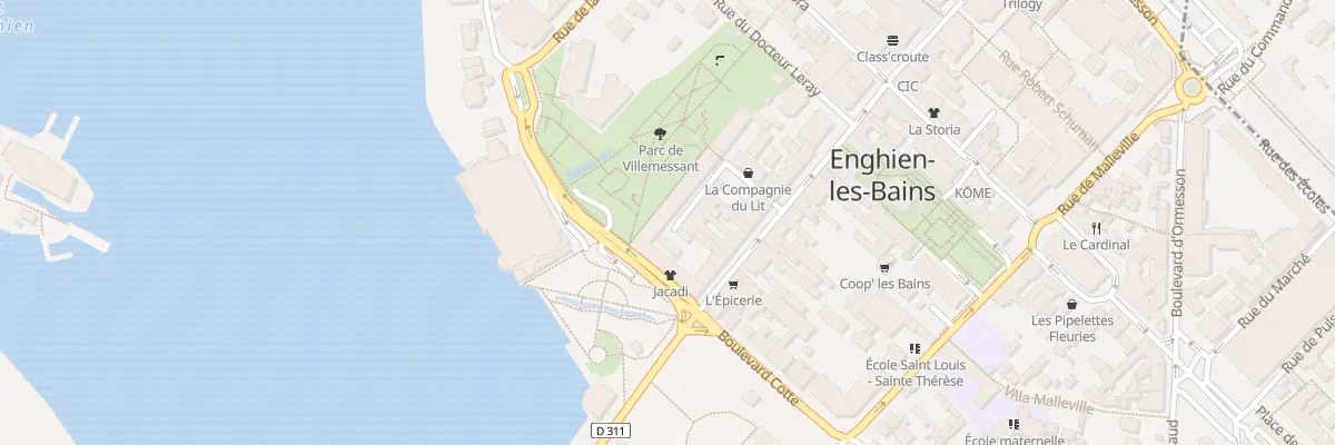 Plan du 14 Av de Ceinture à Enghien-les-Bains