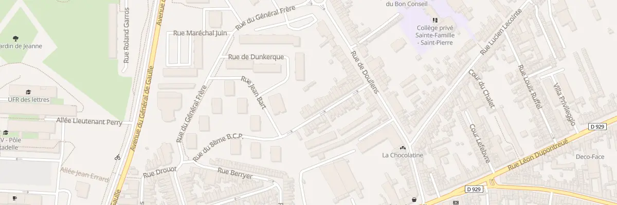 Plan du 32 Rue 8e Bataillon de Chasseurs à Amiens