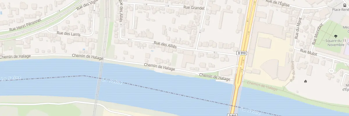 Plan du 17 Rue des Alliés à Épinay-sur-Seine