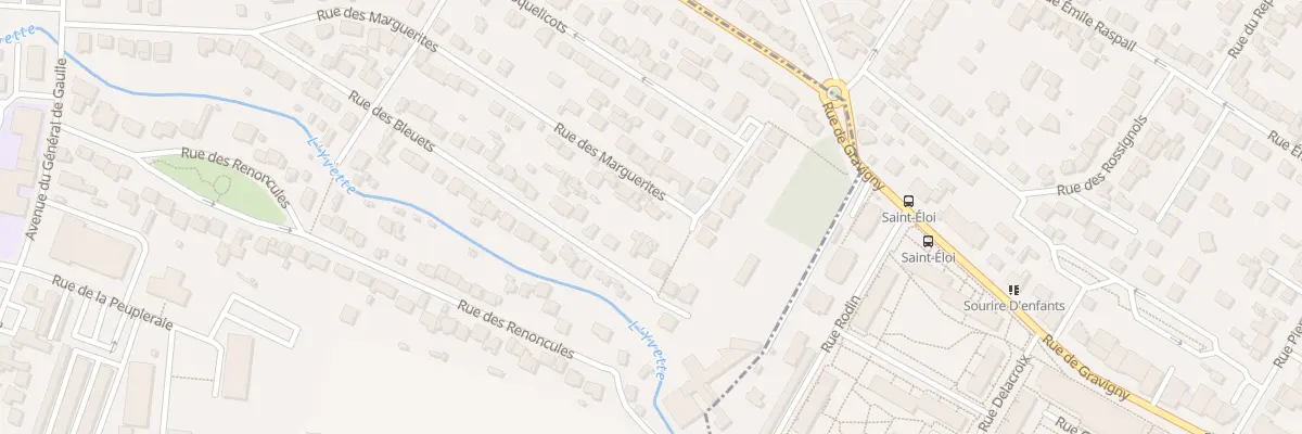 Plan du 52 Rue des Marguerites à Longjumeau