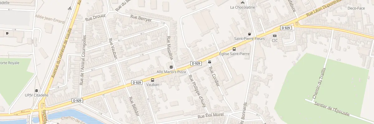 Plan du 101 Chs Saint-Pierre à Amiens