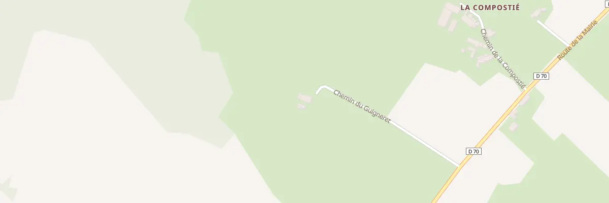 Plan du 298 Che du Guigneret à Crespinet