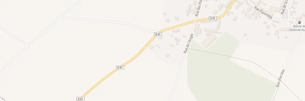 Plan du 2 Grande Rue au Quesnel-Aubry