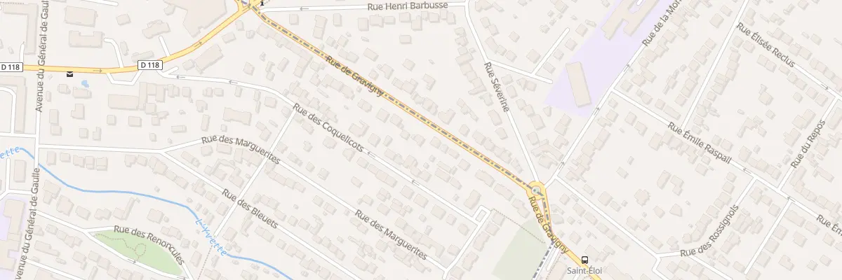 Plan du 32 Rue de Gravigny à Longjumeau