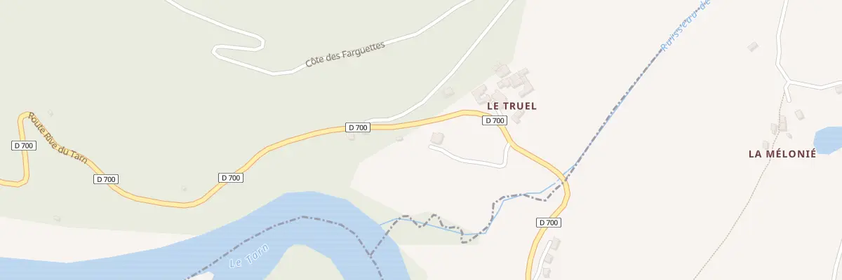 Plan du 92 Che de Gourloubi à Crespinet
