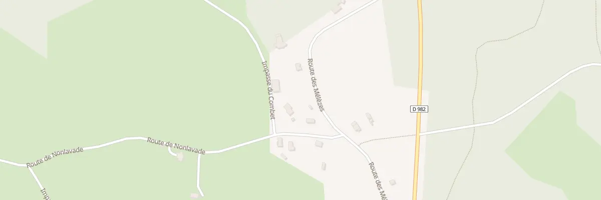 Plan du 2 Rte de Nonlavade à Mestes