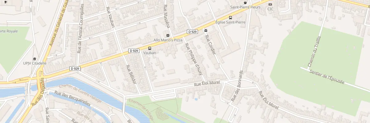 Plan du 8 Rue Philippe d’Auxy à Amiens