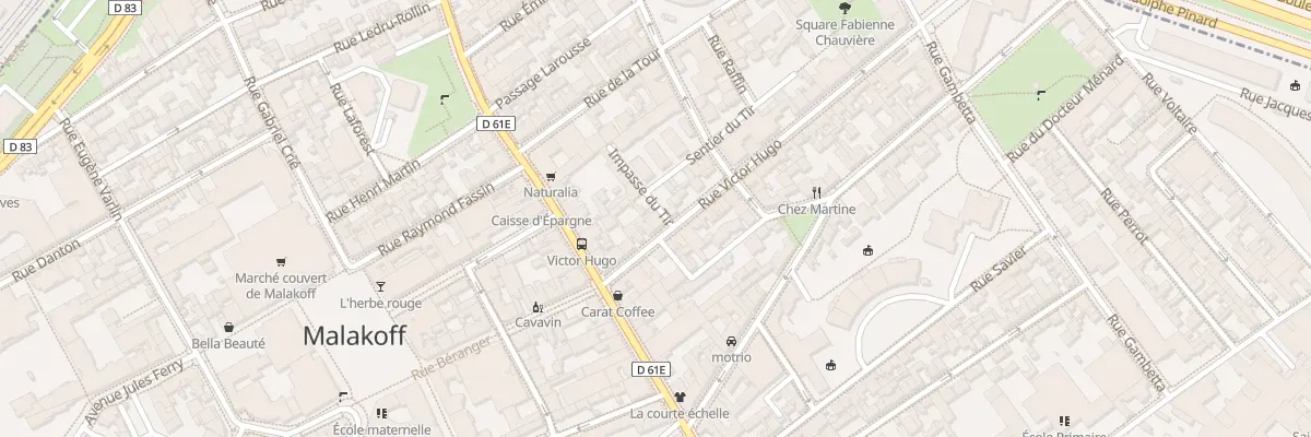 Plan du 34 Rue Victor Hugo à Malakoff