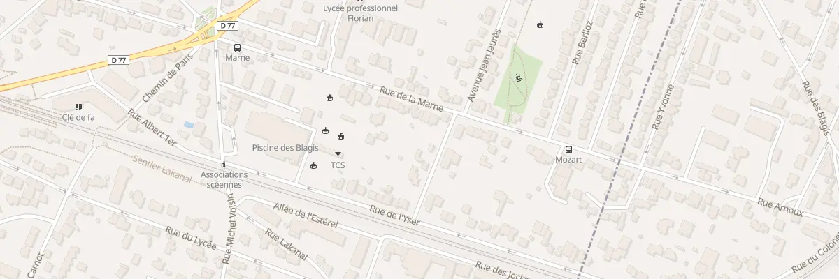 Plan du 40 Rue de la Marne à Sceaux