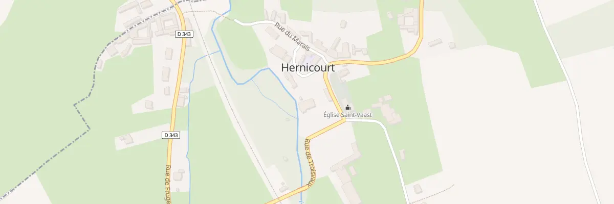 Plan du 11 Rue de Troisvaux à Hernicourt