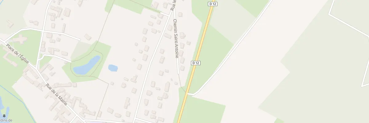 Plan du 113 Che Saint Antoine à Hondainville