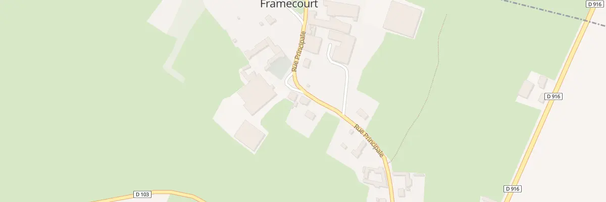 Plan du 23 Rue Principale à Framecourt
