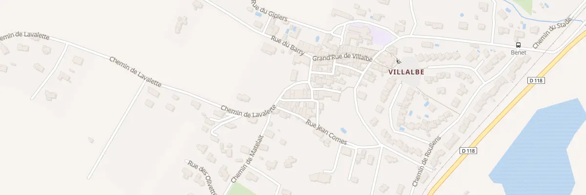 Plan du 3 Rue du Calvaire à Carcassonne