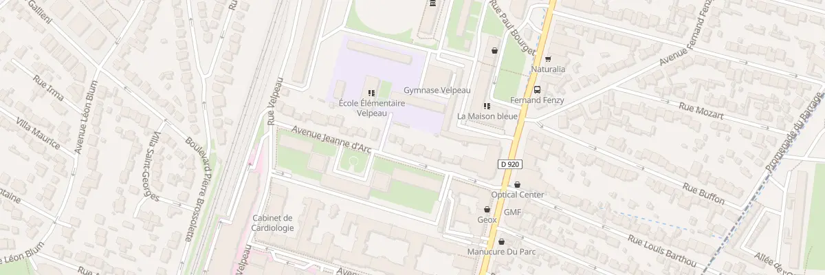 Plan du 18 Av Jeanne d’Arc à Antony