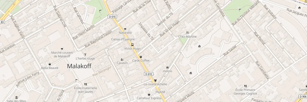 Plan du 49 Rue Victor Hugo à Malakoff