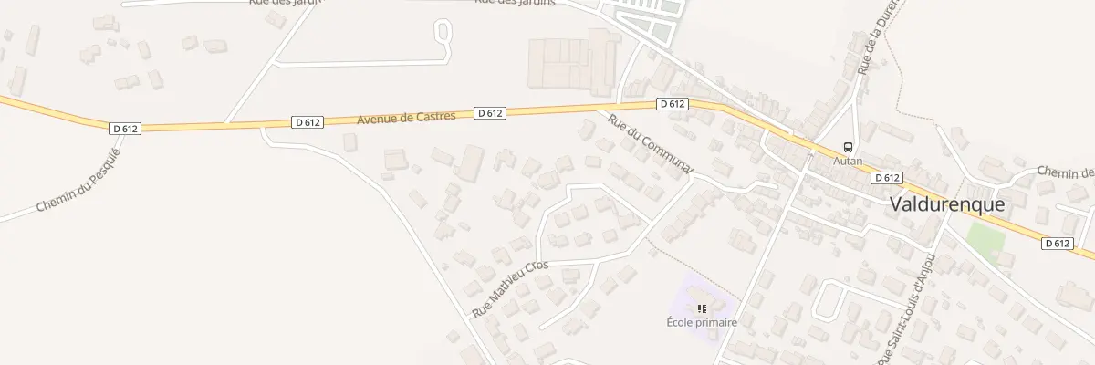 Plan du 10 Rue de la Plaine à Valdurenque