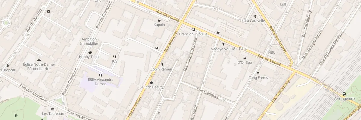 Plan du 12 Vla Santos-Dumont à Paris 15e Arrondissement