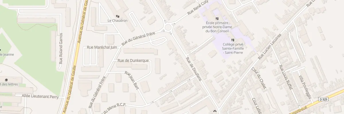 Plan du 103 Rue de Doullens à Amiens