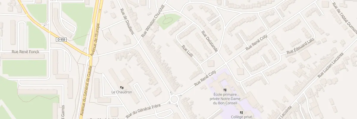Plan du 154 Rue de Doullens à Amiens